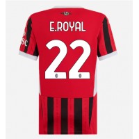 AC Milan Emerson Royal #22 Fotballklær Hjemmedrakt Dame 2024-25 Kortermet